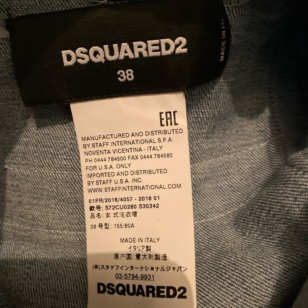 Excellent condition jeans Dsquared2 dress - Picture 6 of 7